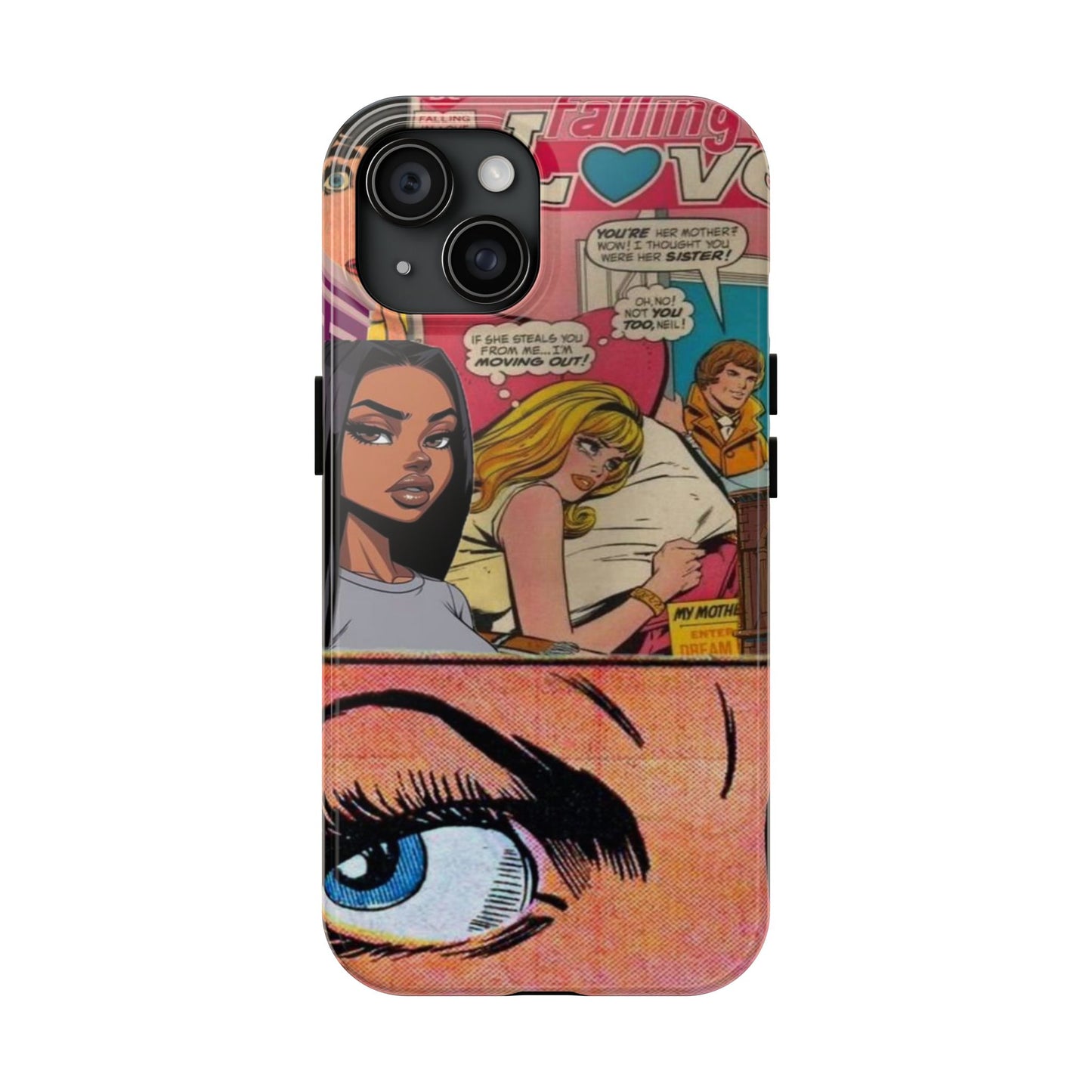 Comic Kiss Phone Case