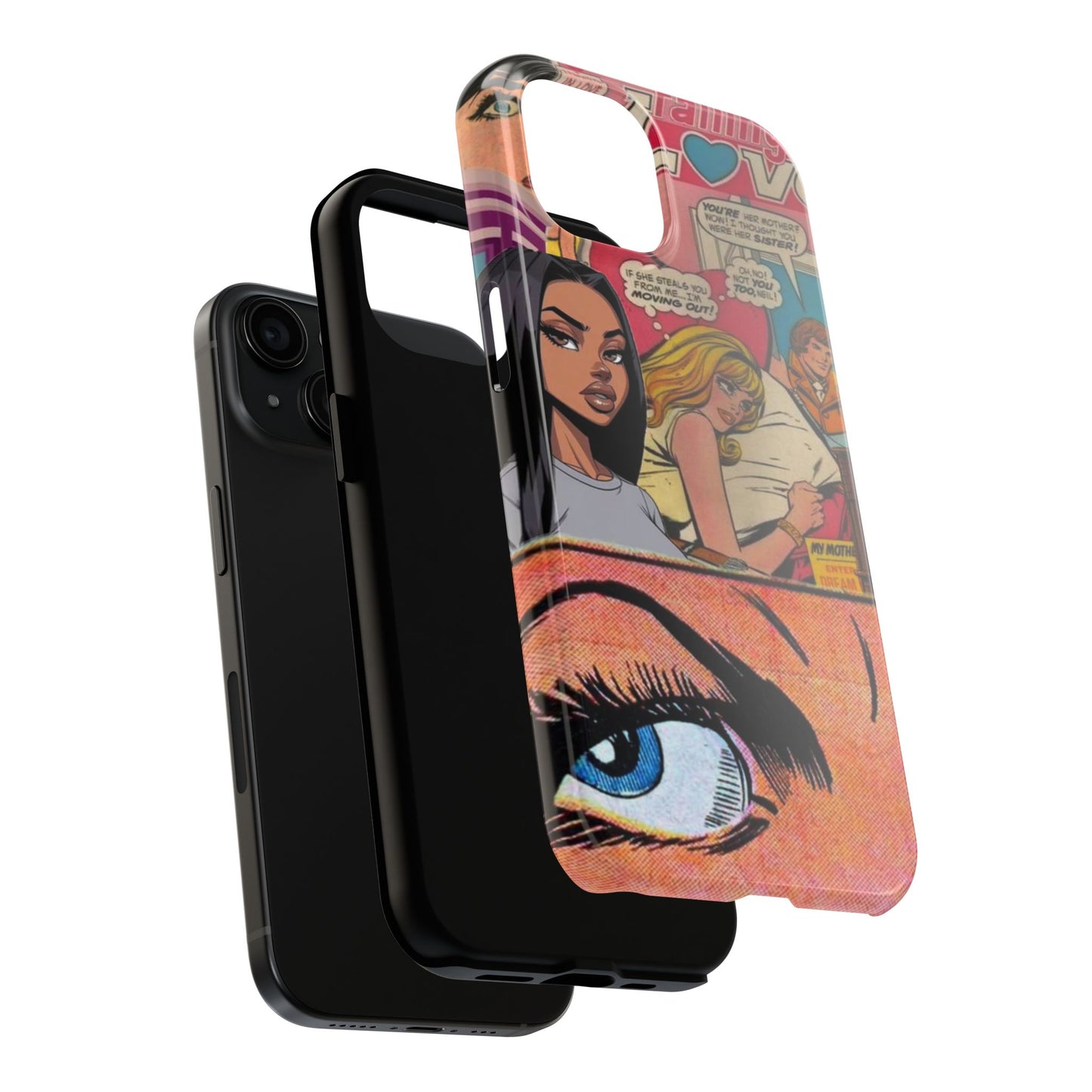 Comic Kiss Phone Case